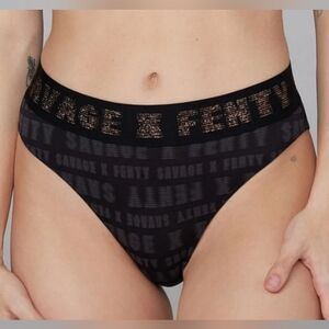 💫SAVAGE X FENTY BY RHIANNA HIGH-LEG BIKINI SIZE S